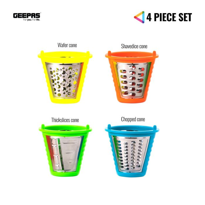 200W 4 In 1 Electric Salad Maker Geepas GSM63022UK