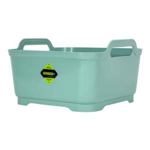 Royalford 9 Litre Square Basket With Wash Filter - Plastic - 9 LITER