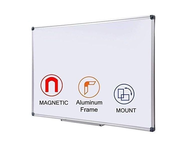 Magnetic White Board, 120 cm Height, 180 cm Width
