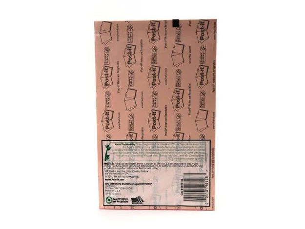 3M Post-it Notes Super Sticky 5845-SS, 5 in x 8 in Lined, 2 Pads-Pack