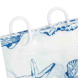 Royalford Shower Curtain - Plastic - White