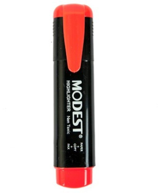 Modest Highlighter MS 810 Red - (Pack of 10)