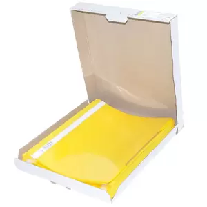 50-Piece Durable Project File, A4 Size, Yellow Colour - DUPG2570-04