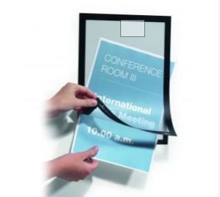 DURABLE 4872-01 DURAFRAME MAGNETIC, A4 SIZE, BLACK COLOUR