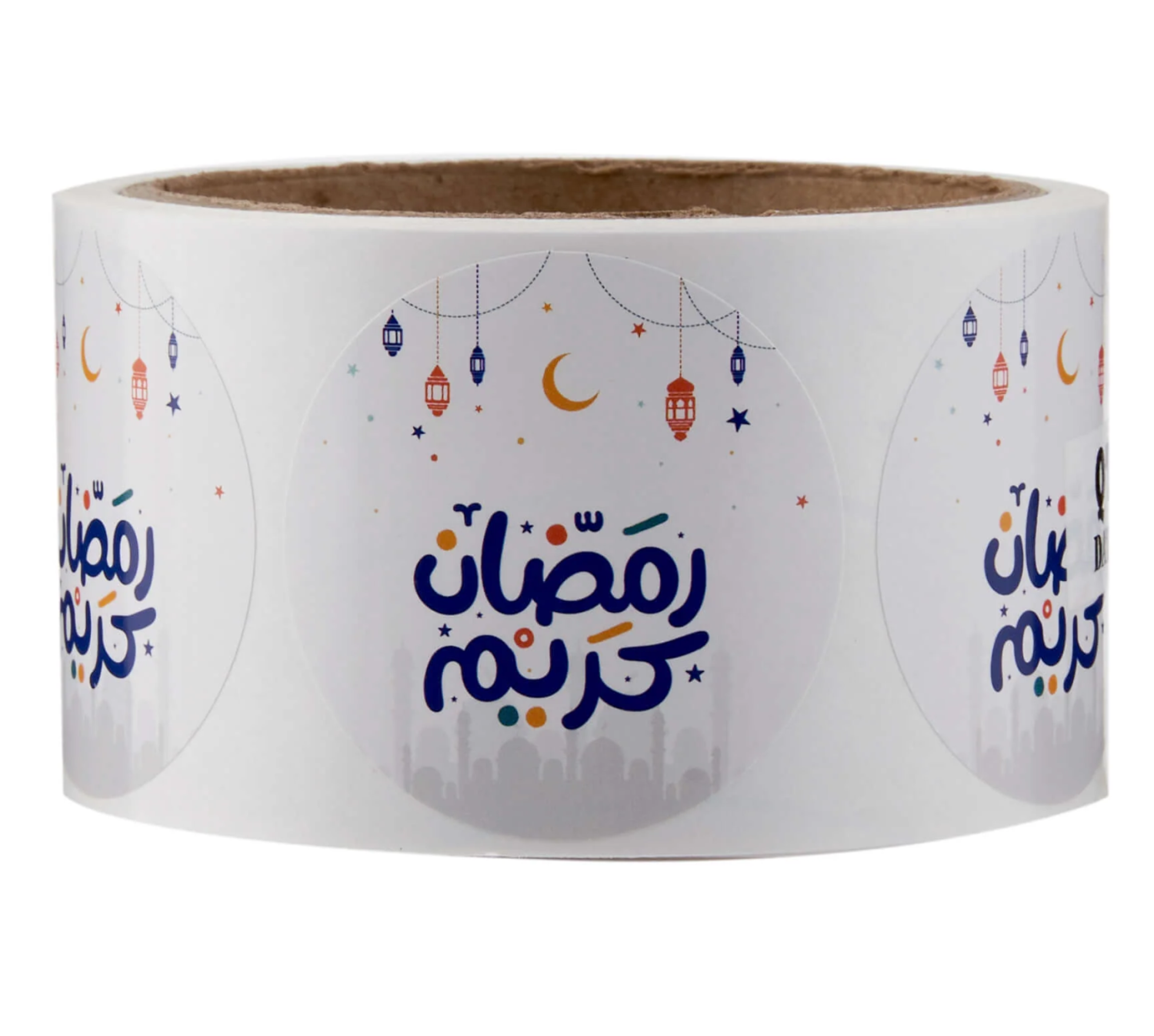 Ramadan Kareem Sticker Roll 5 Cm 250 Pieces