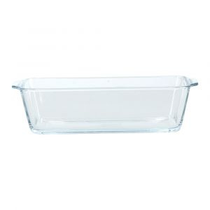 Royalford Glass Loaf Dish 800Ml - Glass - Clear