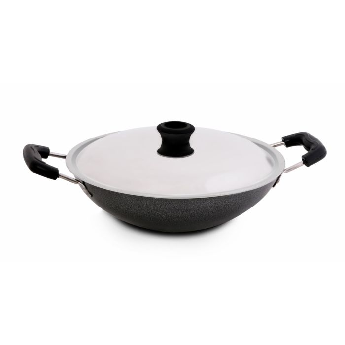 Aluminum Appam Pan With Lid, 22 CM