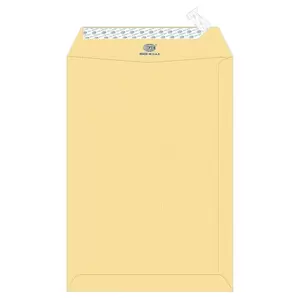 FIS Manila Envelopes, Peel & Seal Plain, Pack of 50 Pcs. 9 x 6 inch, 120 GSM - FSME1232PR50