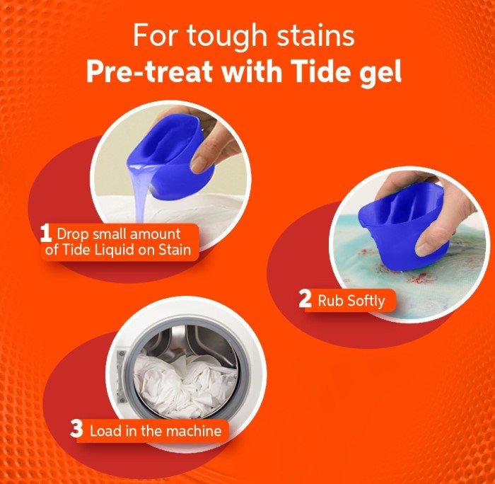 Tide Laundry Detergent Power Gel Lavender Fresh, 1.8L