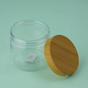 Royalford Round Air Tight Pet Jar - Plastic - Clear - 500 ML - 6294016420646
