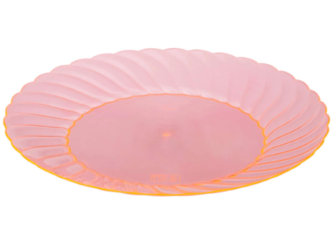 Premium Circle Flower Plate 6 Pieces(Pink)