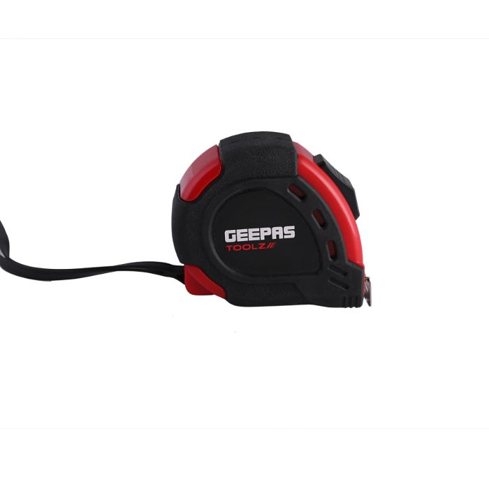 Geepas 7.5M, 25mm Measuring Tape | Pocket Tape With ABS Construction Plastic Shell |Rubber Coating Makes It Resistant To Abrasion | +-0.2mm Accuracy | British & Metric Graduation