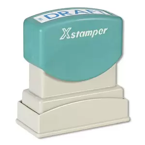 Artline X-Stamper "DRAFT" for Office Business Supplies, Ink Blue - ARXTCXB1068-1PC