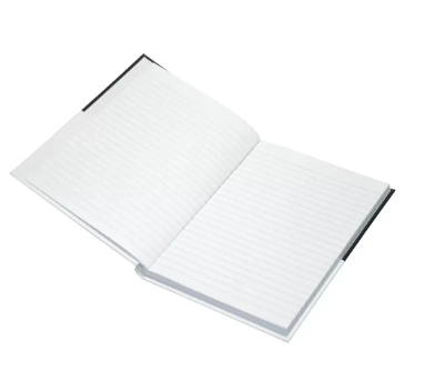 Light Hard Cover Notebook, Pack of 5 Pieces, Single Line, A5 Size, 100 Sheets - LINBA51803