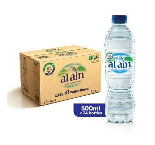 Alain Bottle Drinking Water, 24 X 500 Ml