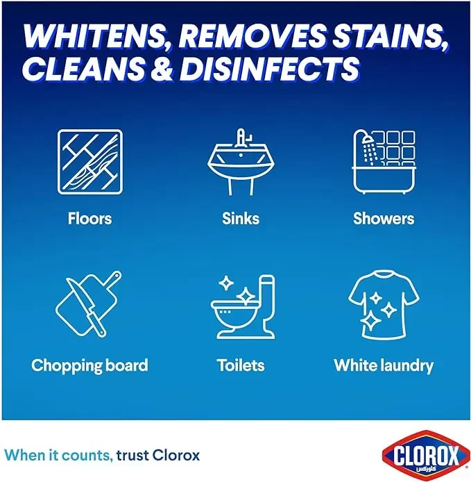 Clorox Liquid Bleach Orange x6 3.78Litre
