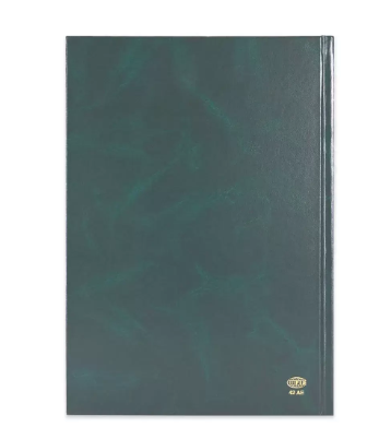 FIS A4 Diary 2024 Arabic/English (Golden Corners) Green - FSDI42AE24GR