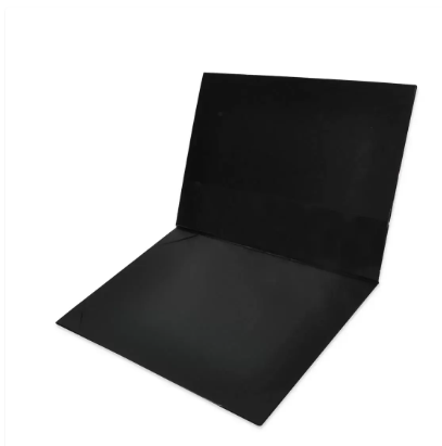 FIS PVC Desk Blotter 335X600mm, 2 Fold Black - FSDE3355002