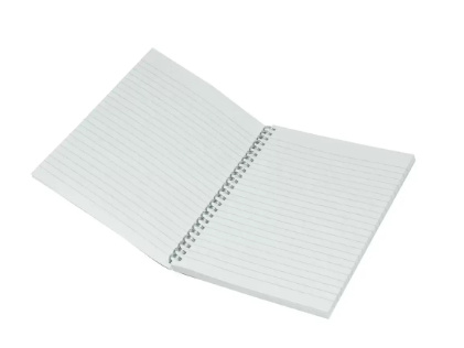 10-Piece Light Spiral Soft Cover Notebook Single Ruled (100 Sheet) A5 Size - LINBA51710S