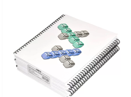 LIGHT Pack of 5 Spiral Hard Cover Note Book 100 Sheets Size 10X8 Inches (25.4 X 20.32 cm) - LINBS1081001311