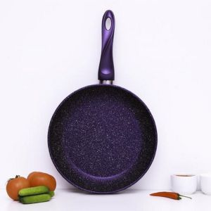 Royalford Frypan With Durable Granite Coating - Aluminium - Purple - RF10261-Purple