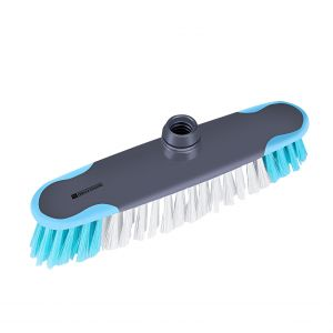 Royalford long Floor Broom With Strong Iron Handle - Plastic - Grey - RF2370-FB