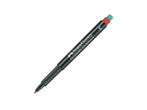 aber Castell Multimark 1525 Permanent Medium 1.0mm, Red