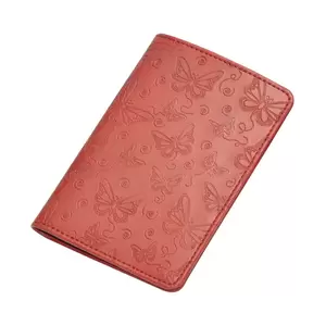 FIS Maroon Polyurethane For Unisex - Passport Wallet - FSGNMRD6