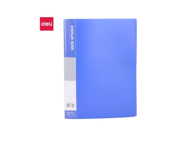 Deli 5002 Clear Book A4 Assorted Colors 20 Pockets
