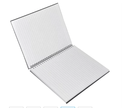LIGHT Pack of 5 Spiral Hard Cover Notebook, Single Line, 9X7 Inches (22.86 X 20.32 CM) 100 Sheets -LINBS971710