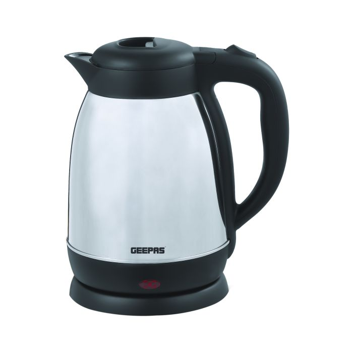 Geepas 1.7L Electric Kettle | Stainless Steel Cordless Kettle| Auto Shut-Off & Boil-Dry Protection | Heats Up Quickly & Easily | Boiler For Hot Water, Tea & Coffee Maker | 1500W | 2 Year Warranty