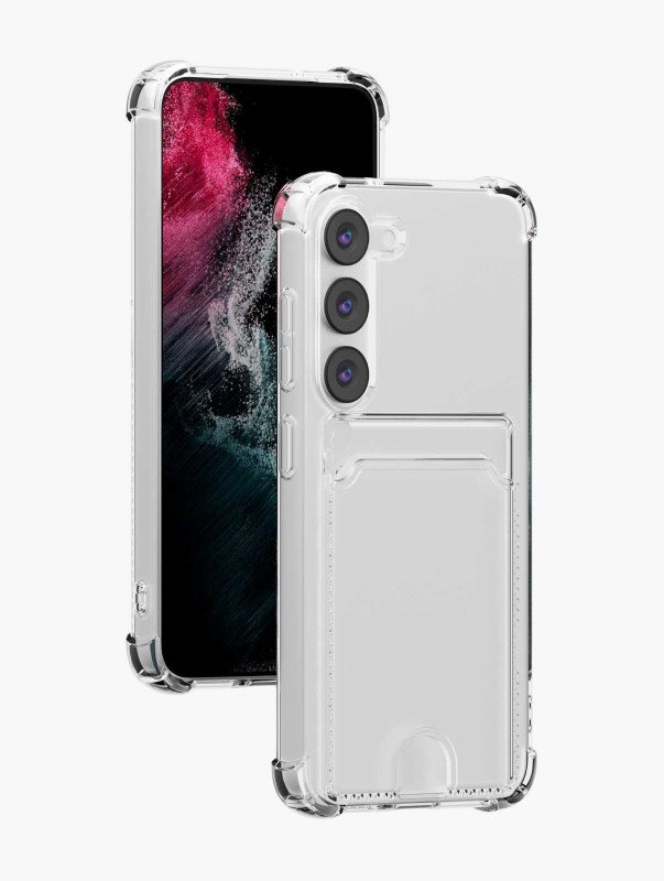 Levelo Clara Clear Case with Card Holder S23 Plus - Clear