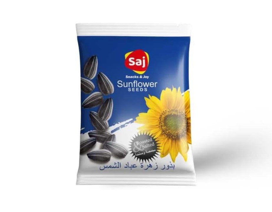 Saj Sunflower Seeds Roasted & Salted, 130g