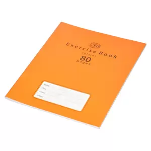 FIS Exercise Books Plain, 80 Pages, Pack of 12 Pieces, 16.5 x 21 cm Size - FSEBP80N