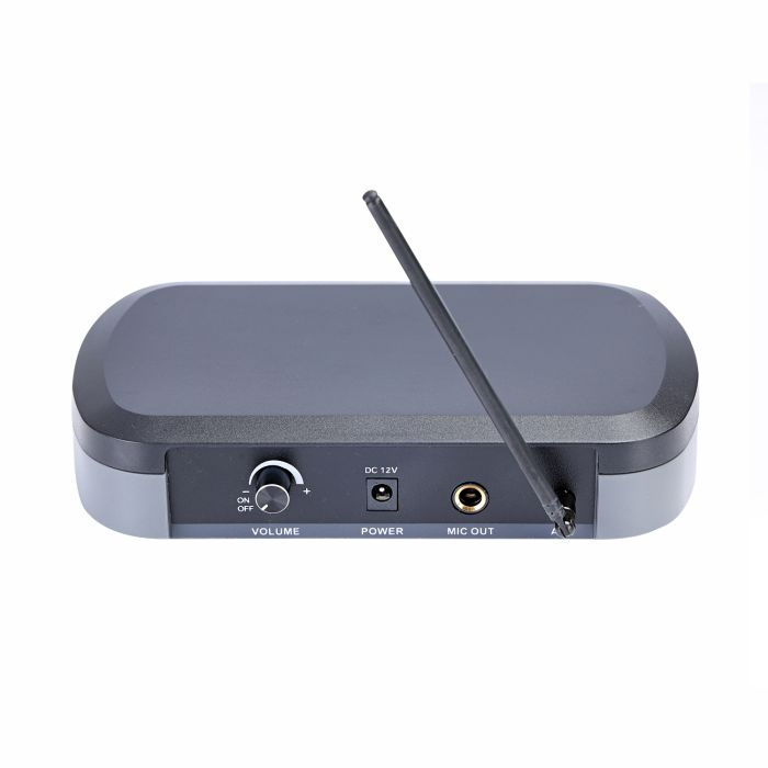Geepas Wireless Microphone - VHL Control Phase 220-270MHz, Low Background Voice | Harmonic Distrortion | Ideal For Karaoke, Meetings, Public Speaking, Interview, Group Karaoke, Broadcasting And More