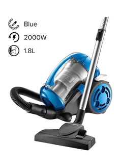 Bagless Cyclonic, Vacuum Cleaner ,with 6 Stage Filteration and HEPA Filter ,1.8 L 2000.0 W VM2825-B5 Blue,