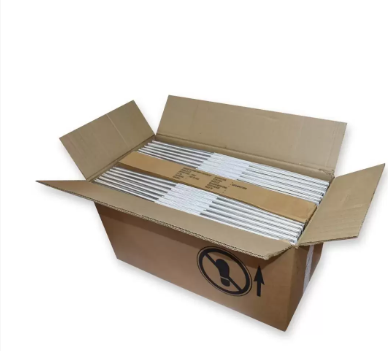 Pack of 50 Pieces Pieces Lever Arch File Folder With Slide-In Plate White