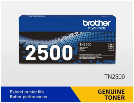 Brother Tn2500 Black Standard Yield Toner Cartridge