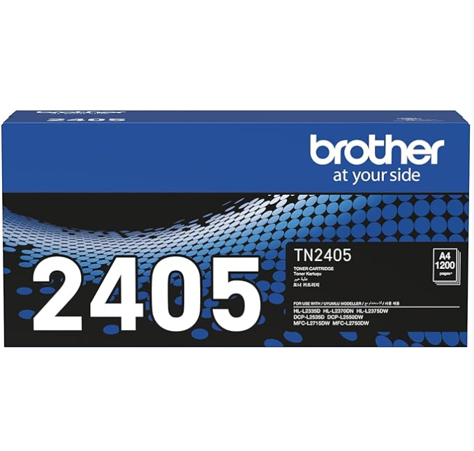 Brother TN2405 Standard Yield Black Toner Cartridge 1200 Pages