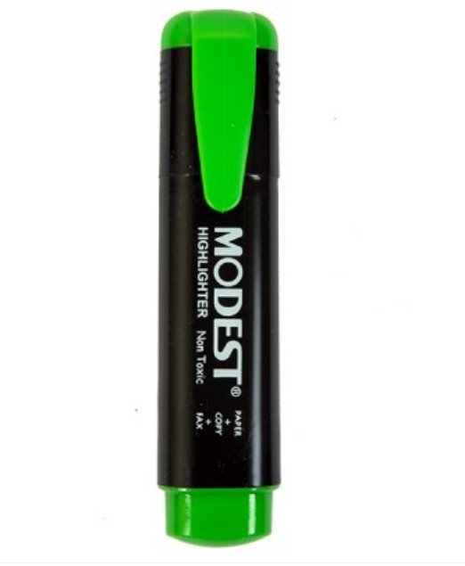 Modest Highlighter MS 810 Green - (Pack of 10)