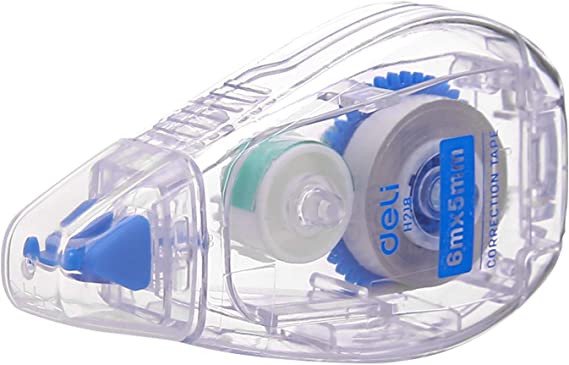 Deli Correction Tape, Deli, EH218 01 6mm x 5mm