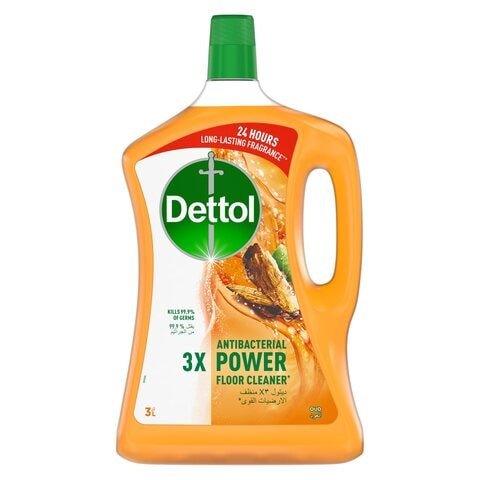 Dettol 3x Power Antibacterial Floor Cleaner Oud 3L