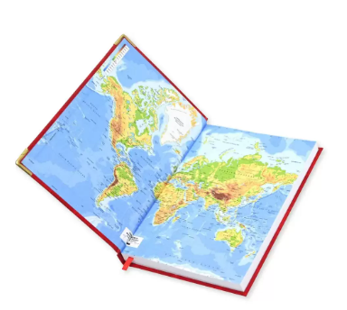 FIS Diary 2024 Arabic/English (Saturday & Sunday Combined) A5, Red - FSDI92AE24RE