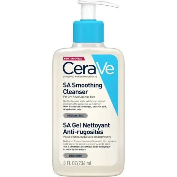 CeraVe SA Smoothing Cleanser for Dry, Rough & Bumpy Skin 236ml