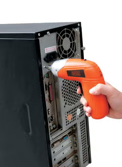 Cordless Power Screwdriver Set With LED Light And 10 Bits 3.6V Li-Ion KC3610-B5 Orange/Black