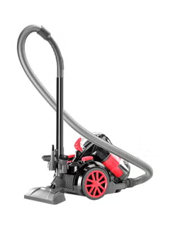 Multi-Cyclonic Bagless Corded Canister Vacuum Cleaner with 6 Stage Filtration, 20 kPa Suction Power, 2.5 L 1400.0 W VM1680-B5 Black/Red/Grey