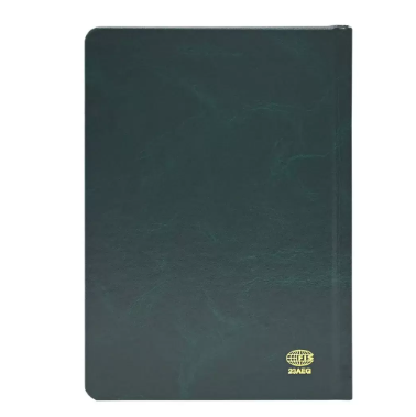 FIS Golden Diary 2024 (Arabic/English) Green, A5 - FSDI23AEG24G