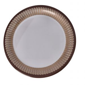 Royalford 11" Round Dinner Plate - Melamine - White