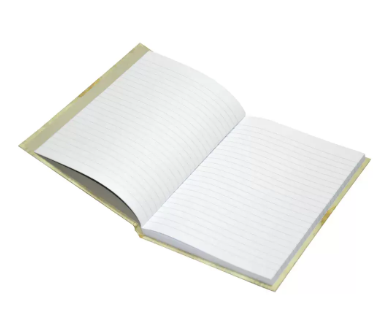 Light Hard Cover Notebook, Pack of 5 Pieces, Single Line, 9x7 Inch,100 Sheets - LINB971808
