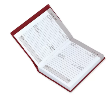 FIS 2023 Pocket Diary Arabic English With Pvc Soft Cover Maroon -FSDI09AE23MR